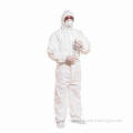 Disposable nonwoven PP lab coat/disposable workwear, coverall with CE certificates